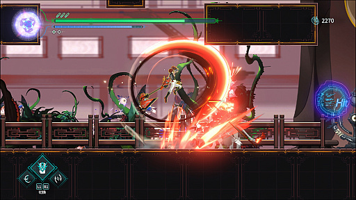 画像ギャラリー No.007のサムネイル画像 / 記憶を失った死刑囚として,サイバーパンクの世界で運命に抗う。「山海経」に着想を得た横スクロールアクション「星の廃墟-ヴァニシング・スターライト-」発売