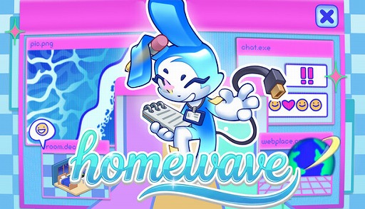 画像ギャラリー No.001のサムネイル画像 / 個人ブログ，ファンサイト，掲示板――。あの頃のネット生活を楽しめるカジュアルネットシム「HOMEWAVE」，Steamストアページを公開