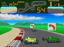 画像ギャラリー No.005のサムネイル画像 / アーケードアーカイブス版「ファイナルラップ」，3月26日配信。鈴鹿サーキットでF1のハイスピードバトルを楽しめる