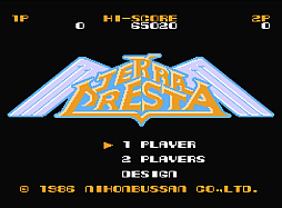 画像ギャラリー No.001のサムネイル画像 / 「コンソールアーカイブス テラクレスタ」，3月26日配信。1986年にニチブツから8ビット家庭用ゲーム機向けに発売された縦スクロールSTG