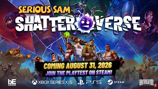 画像ギャラリー No.001のサムネイル画像 / 誰でも参加できるオープンプレイテストが実施中。「Serious Sam: Shatterverse」，8月31日にリリース決定