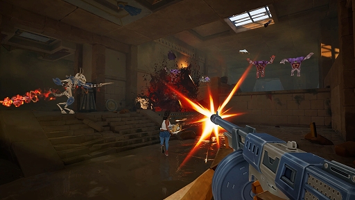 画像ギャラリー No.003のサムネイル画像 / 誰でも参加できるオープンプレイテストが実施中。「Serious Sam: Shatterverse」，8月31日にリリース決定