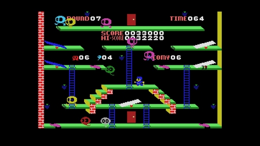 画像ギャラリー No.005のサムネイル画像 / 「EGGコンソール シーソー MSX」本日配信。シーソーやトランポリンを駆使してワルガキ団を撃退していくACTゲーム