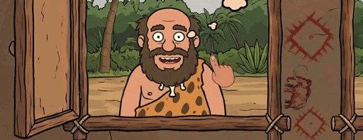 画像ギャラリー No.003のサムネイル画像 / 石器時代の裁判官になって“想像を絶するほどバカバカしい”問題に対処する。新作ADV「脂肪の正義」,Steamストアページを公開