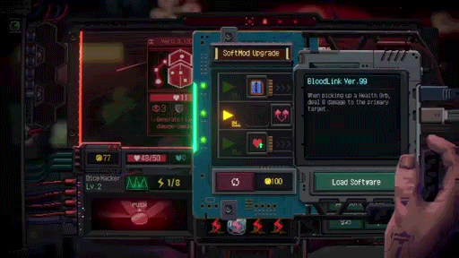 画像ギャラリー No.003のサムネイル画像 / ダイスを振って叩きつける！ どこまでも途切れない戦闘が続く超攻撃的ダイス・ローグライト「Dicey Hacker 1999」，Steamでリリース