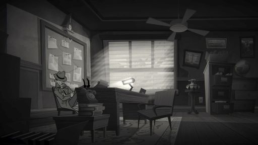 画像ギャラリー No.002のサムネイル画像 / 時間のループに囚われた探偵が事件の真相に迫る。文学×ノワールをテーマにした探偵ミステリーADV「ブラス・クーバスの死後依頼」，Steamで配信