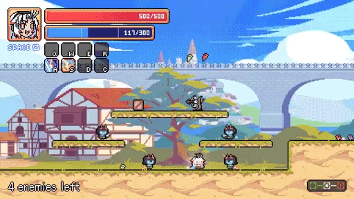 画像ギャラリー No.001のサムネイル画像 / “こだわり”が感じられる可愛さ。懐かしい雰囲気のドットアートが魅力の横スクロール2Dアクション「Deus Exia」,Steamストアページを公開