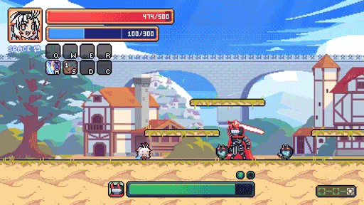 画像ギャラリー No.002のサムネイル画像 / “こだわり”が感じられる可愛さ。懐かしい雰囲気のドットアートが魅力の横スクロール2Dアクション「Deus Exia」,Steamストアページを公開