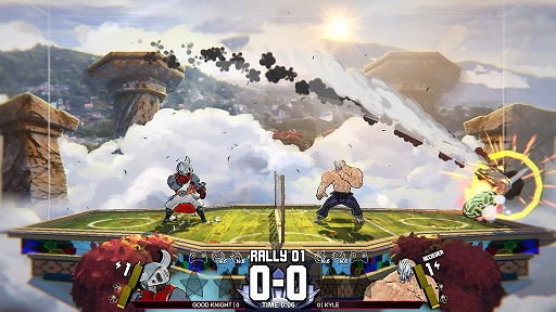 画像ギャラリー No.003のサムネイル画像 / 対戦格闘×バレーボール!? 跳ね回るボールを相手の陣地に叩き込む、自由度の高いアクションが魅力の「Sepak U」，Steamストアページを公開