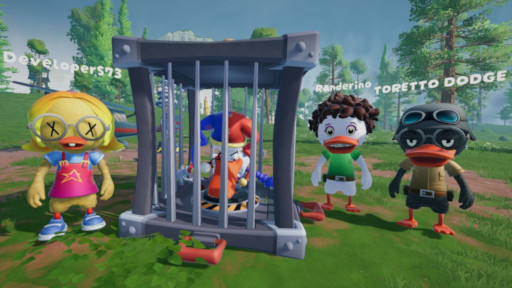 画像ギャラリー No.010のサムネイル画像 / アヒルのハンターが,仲間と共にコミカルな世界を冒険する。最大4人協力の3DアクションADV「ガーガーハンターズ」発表