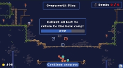 画像ギャラリー No.002のサムネイル画像 / 爆弾で鉱石ブロックを壊していく「FragMiner」，デモ版をSteamで配信開始。稼いだゴールドでスキルツリーを強化