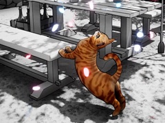 モノクロ世界に隠れた猫を撮影していく探索ゲーム「かくれにゃんこを探せ！〜 Cat Me If You Can 〜」，9月8日にリリース