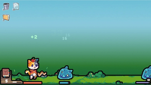 画像ギャラリー No.002のサムネイル画像 / 「Bongo Cat」のクリエイターが開発する放置型RPG「Tap Tap Loot」が配信開始。クリックやキーボード入力で猫のヒーローが冒険