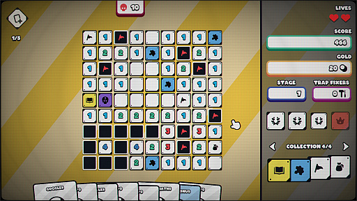 画像ギャラリー No.005のサムネイル画像 / 誰もが知る「マインスイーパー」をベースに,ローグライト要素を融合したタクティカルゲーム「インフィニティ・マインスイーパー:戦術領域」,2026年5月7日に発売