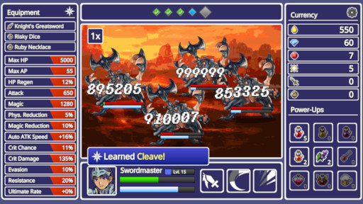 画像ギャラリー No.002のサムネイル画像 / 放置系RPG「Slay All Bosses: Idle」，Steamでリリース。駆け出しの冒険者が成長し，最終的には強大なボスたちを討伐する