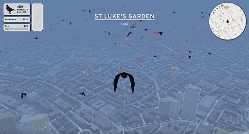 画像ギャラリー No.001のサムネイル画像 / 数十万羽の中から,たった1羽を見つけ出す。鳩になって運命の相手を探す「Pigeon: A Love Story」の体験版公開