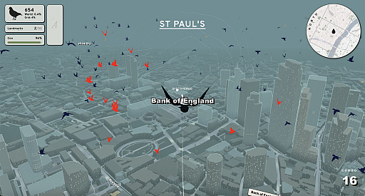 画像ギャラリー No.003のサムネイル画像 / 数十万羽の中から,たった1羽を見つけ出す。鳩になって運命の相手を探す「Pigeon: A Love Story」の体験版公開