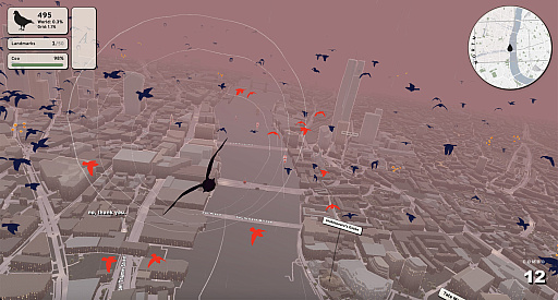 画像ギャラリー No.004のサムネイル画像 / 数十万羽の中から,たった1羽を見つけ出す。鳩になって運命の相手を探す「Pigeon: A Love Story」の体験版公開