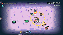 画像ギャラリー No.006のサムネイル画像 / 猫をなでるだけで攻撃が発動,世界を救うゆるかわシューティングゲーム「なでねこ」発表。2026年内に発売