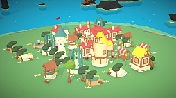 画像ギャラリー No.003のサムネイル画像 / 同じ建物を3つそろえることで進化,シンプルな配置が複雑な都市へと発展する。ローグライクパズル都市建設ゲーム「Triple Realms」発表,2026年6月23日に発売予定