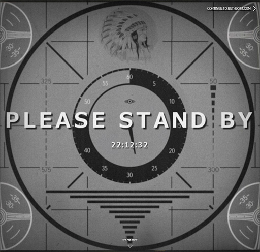 ٤FalloutΤ BethesdaWebȤˡPLEASE STAND BYפʤΥڡо