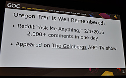 ꡼ No.015 | GDC 2017ϳȯԤǽζѥOregon Trailפ̤