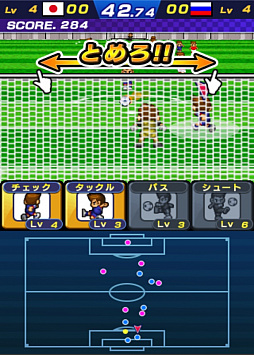 画像ギャラリー No.004のサムネイル画像 / らくらくコミュニティで「4択サッカー-Four Command Soccer-」が配信開始