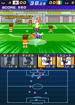 画像ギャラリー No.006のサムネイル画像 / らくらくコミュニティで「4択サッカー-Four Command Soccer-」が配信開始
