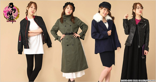 画像ギャラリー No.005のサムネイル画像 / 「刀剣乱舞」,SuperGroupiesとのコラボアウター第2弾が登場