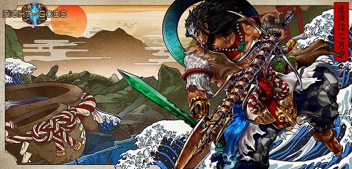 ���������꡼ No.005�Υ���ͥ������ / ��Fight of Gods�פ˿�����饯���������ϸ��ʥɥ������ˡפȡ֥����Υ��פ��������