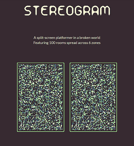 画像集 No.002のサムネイル画像 / 立体視が楽しめるゲーム「STEREOGRAM」，itch.ioで公開。裸眼立体視の練習にも使えそう