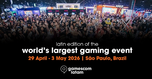 画像ギャラリー No.001のサムネイル画像 / 急成長するラテンアメリカ市場を象徴する「gamescom latam 2026」，今年もブラジル・サンパウロで4月29日から5月3日まで開催