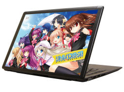 画像ギャラリー No.001のサムネイル画像 / ユニットコム,「リトルバスターズ!」のキャラを天板に描いたノートPC発売