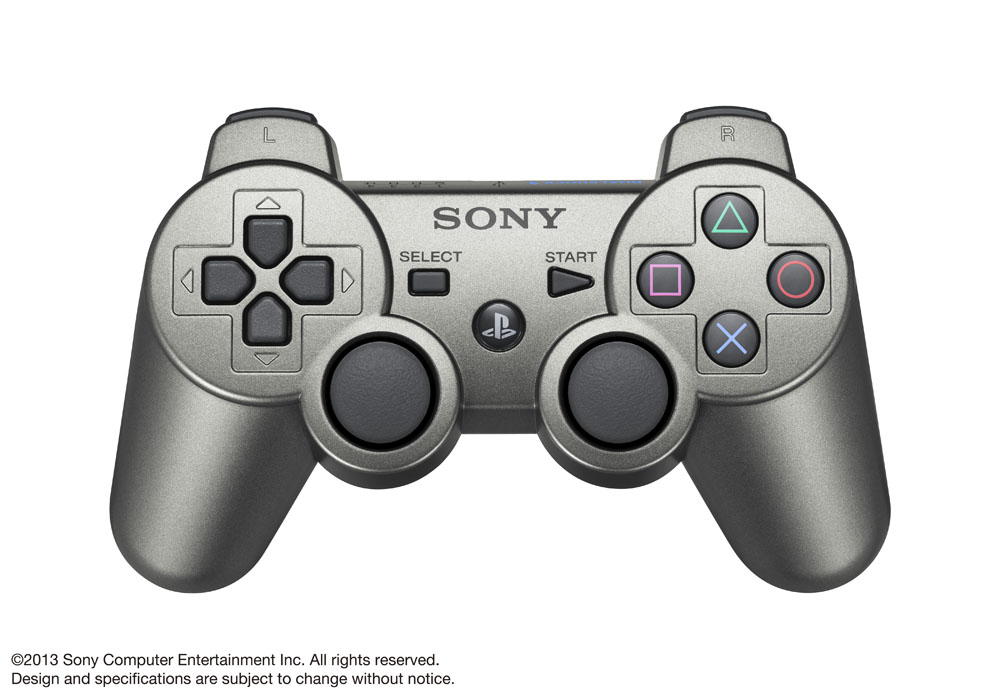 画像集一覧 Playstation 3専用ワイヤレスコントローラ Dualshock 3 の新色 メタリック グレー が6月日に数量限定で発売