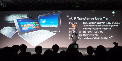 ꡼ No.003Υͥ / COMPUTEXAtomܥ֥åȤˤơCore i7ܥΡPCƥǥȥåPCASUSTransformer Book Trio®
