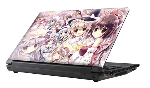 天板に 東方project のイラストを配したgt 650m搭載ノートpcが販売開始
