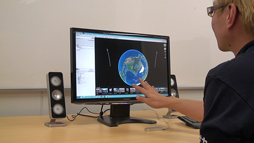 Leap MotionѤGoogle Earth