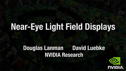 Near-Eye Light Field Displays