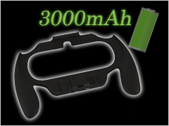 画像ギャラリー No.017のサムネイル画像 / ゲームテック，バッテリー内蔵の新型PS Vita用グリップと，Wii U本体の電源端子からWii U GamePadの充電が可能なケーブル