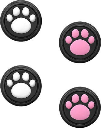 画像ギャラリー No.001のサムネイル画像 / 3DSと3DS LL両対応。猫の肉球がデザインされたスライドパッドカバー発売