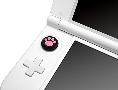 画像ギャラリー No.003のサムネイル画像 / 3DSと3DS LL両対応。猫の肉球がデザインされたスライドパッドカバー発売