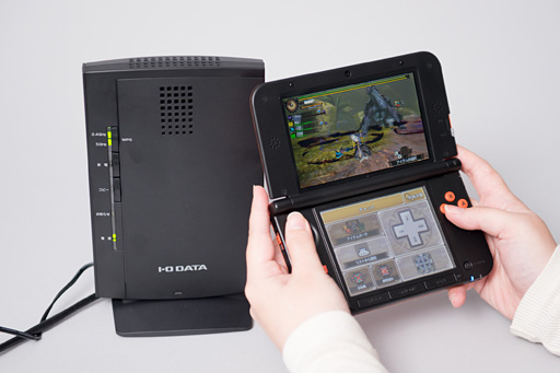 画像集#020のサムネイル/【PR】アイ・オーの無線LANルーター「WN-AC1600DGR2」。ゲーマーに優しい,超絶的な簡単さと高性能に惚れた