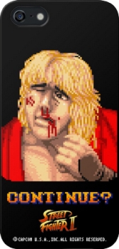 画像集#002のサムネイル/「ストリートファイターII」の“負け顔”がデザインされたiPhone 5&5Sケース