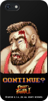 画像集#004のサムネイル/「ストリートファイターII」の“負け顔”がデザインされたiPhone 5&5Sケース
