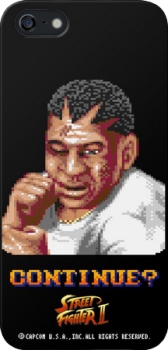 画像集#009のサムネイル/「ストリートファイターII」の“負け顔”がデザインされたiPhone 5&5Sケース