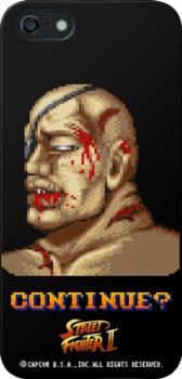 画像集#011のサムネイル/「ストリートファイターII」の“負け顔”がデザインされたiPhone 5&5Sケース
