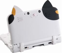 画像ギャラリー No.009のサムネイル画像 / ネコ耳付きの3DS LL用シリコンカバー「ねこにゃん」に新色3匹が仲間入り