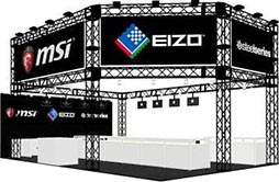 画像集#001のサムネイル/EIZO,MSI&SteelSeriesとTGS 2014に共同出展。テーマは「PCゲーム最前線!」
