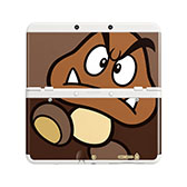 【断捨離】new ニンテンドー3DS きせかえプレート クリボー 任天堂 公式 New 3DS 本体 きせかえプレートクリボー付き 断捨離】new