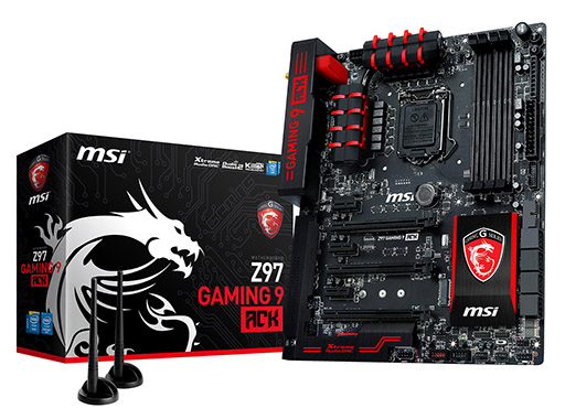 画像ギャラリー No.001のサムネイル画像 / MSI，KillerブランドのWi-Fiモジュールが付属したゲーマー向けZ97マザー
